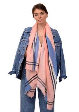Шарф для жінок Butef Рожево-блакитний (SCС2307 pink-blue (180*80 см)