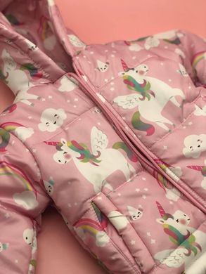 Куртка для дівчинки mai kids Рожевий (21-100 pink (24-36 months)
