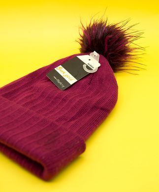 Шапка для женщин No brand Бордовий (TUR 2089 bordo (all size)