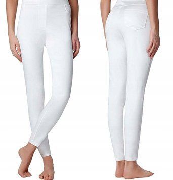 Білі джинси легінси жіночі Calzedonia (modp0718 white (M (38))
