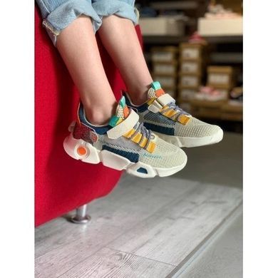 Текстильні кросівки Bessky для дітей Бежевий 32 (20,5 см) (B56 beige)
