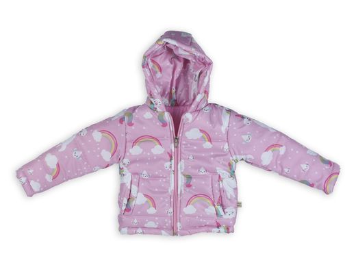 Куртка для дівчинки mai kids Рожевий (21-100 pink (24-36 months)