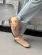 Замшеві сабо, шльопанці, клоги з ремінцем в стилі Birkenstock Meideli Жіночі Бежевий 36 (23,5 см) (d95-10 beige)