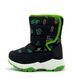 Дутики для хлопчика Clibee Чорно-зелений (A203 black-green (22 (15 см))