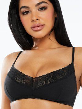 Топ-бюстгалтер женский Savage X Fenty by Rihanna Черный (BB042667 black (EU (L))
