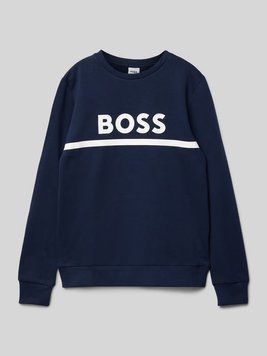 Свитшот детский BOSS Boys Blue Sweatshirt Голубой (J52246 blue lav25 (12 лет (XS))