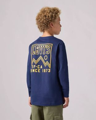 Лонгслів Levis з довгим рукавом High Peaks для хлопчиків Синій (421 pvu blue J (140 (10A))