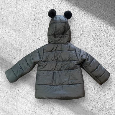 Демисезонная куртка с ушками для девочки Piazza Italia Черный (PIT1501 209 black 12-18 (80 см))