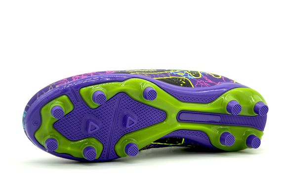 Бутси для дітей Laliga Фіолетовий із салатовим (KRA565m purple-green (31 (20,5 см))