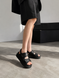 Босоножки на липучках Кожа Meideli Женские Черный 36 (23,5 cм) (W1390 black)