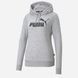 Худи Puma Ess Logo Hoodie женский Серый (586788-04 grey lav25 (XXL)