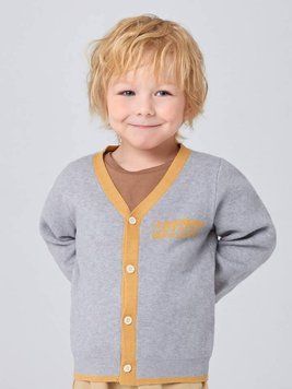 Кардиган для мальчика SHEIN Серый (JIT7302476 grey (104 см (4 года))