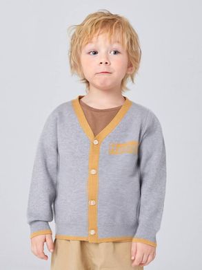 Кардиган для мальчика SHEIN Серый (JIT7302476 grey (110 см (5 лет))