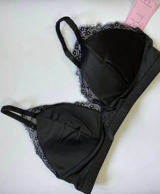 Шовковий бюстгалтер жіночий Empress Mimi London Чорний (E0620br black (XS))