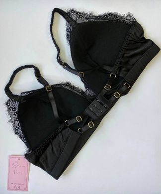 Шовковий бюстгалтер жіночий Empress Mimi London Чорний (E0620br black (XS))