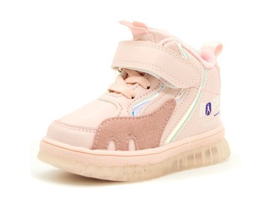 Хайтопи для дівчинки BBT Kids Рожевий (R5879 pink (28 (18 см))