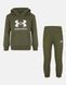 Спортивный костюм на флисе Under Armour с большим логотипом детский Хаки (UAFG khaki lav25 (4-5 years)