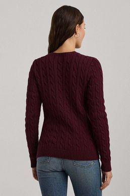 Бавовняний светр Ralph Lauren жіночий Бордовий (LR bordo lav25 (M)