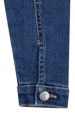 Комплект 3в1 для малышей Levi's: куртка, джинсы, лонгслив для девочки Розово-синий (990 set pvu lotus (62 (3m))