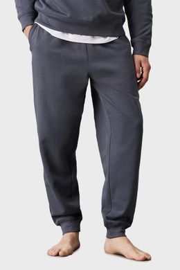 Спортивные штаны джогеры Calvin Klein на флисе мужские Серый (NM2687 grey lav25 (L)