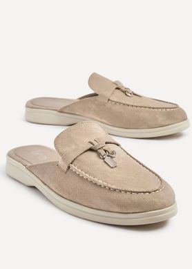 Мюли, натуральная замша Meideli Женские Светло-бежевый 41 (26 см) Код: wtp0109 beige