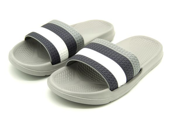 Шльопанці для чоловіків Plaazzo Сірий (3100-2 grey (40 (26 см))