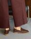 Замшевые лоферы Bashili Женские Шоколадный 36 (23 cм) (h6547 d-brown)