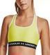 Спортивний Топ Under Armour Crossback Mid Bra-YLW жіночий Салатовий (UA 1361034 green lav25 (XS)