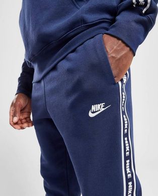 Спортивный костюм на флисе Nike NK CLUB FLC GX HD TRK SUIT мужской Синий (FB7296-410 blue lav25 (S)