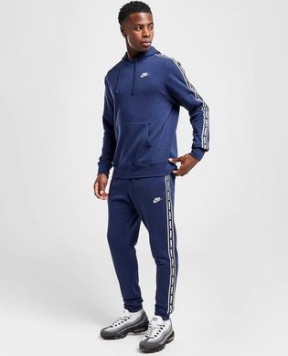 Спортивный костюм на флисе Nike NK CLUB FLC GX HD TRK SUIT мужской Синий (FB7296-410 blue lav25 (S)