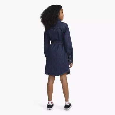 Джинсова сукня Levi's для дівчаток темно-синя (J350 pvu daisy-chain (140 (10A))