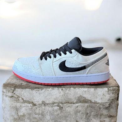 Кеди Nike Air Jordan 1 Low Fearless No brand Чоловічі Білий 41 (26,5 см) (A566 white)