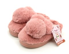 Тапочки для девочки Lion Темно-розовый (8807 d-pink (32 (20 cм))