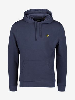 Хлопковый пуловер Lyle & Scott худые мужские Темно-Голубой (Lyle Fly dark navy lav25 (M)