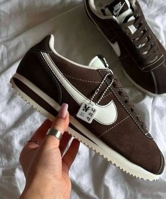 Кроссовки Nike Cortez W женские No brend Шоколадный (HD81 chocolate (36.5 (23 см))