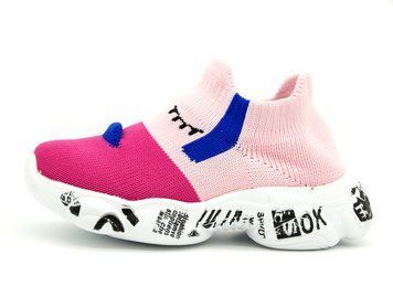 Кроссовки для девочки FZD Розовый (lc007 pink (22 (14 см))