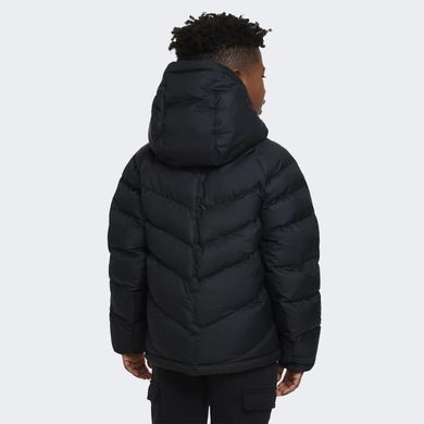 Куртка Nike K NSW SYNFL HD JKT детская Черный (81917 black lav25 (6-7 years (116-122))