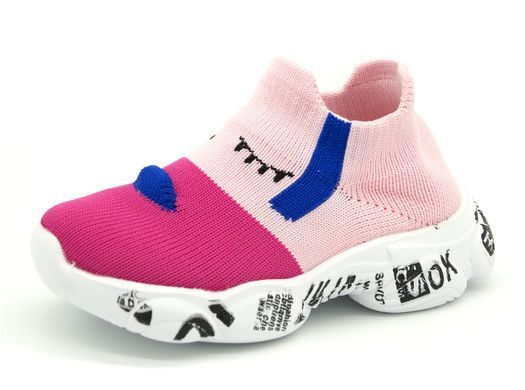 Кроссовки для девочки FZD Розовый (lc007 pink (22 (14 см))