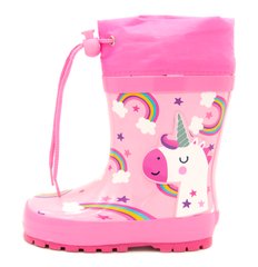 Гумові чоботи для дівчаток KIMBO Рожевий (Y2123-F pink (35 (22,5 см))