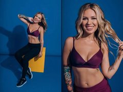 Бюстгалтер жіночий Tezenis Фіолетовий (TZFFTI010 purple (70B))