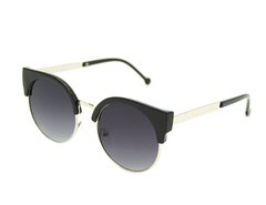 Сонцезахисні окуляри для жінок Sandro Carsetti Чорно-сріблястий (SC6702 black-silver)