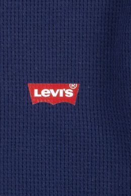 Вафельный лонгслив Термоджерси Levi's&reg; Thermal Tee для мальчика Синий (892 pvu navy (128 (8A))