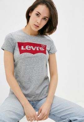 Футболка женская Levi's batwing logo Серый (17369-0263 grey lav25 (S)