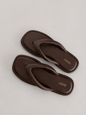 Трендовые кожаные вьетнамки Meideli Женские Шоколадный 36 (23,5 cм) Код: c92-2 brown