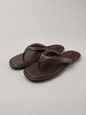 Трендовые кожаные вьетнамки Meideli Женские Шоколадный 36 (23,5 cм) Код: c92-2 brown