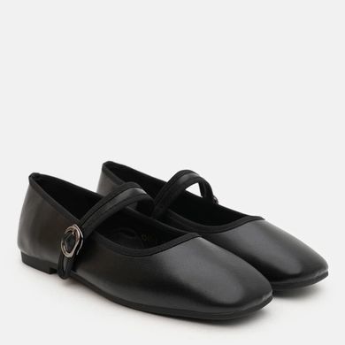 Балетки Мері Джейн з ремінцем Loretta Жіночі Чорний 36 (23,5 см) (X348 black)