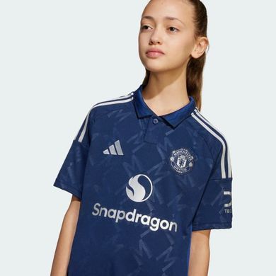 ДЖЕРСІ ADIDAS MANCHESTER UNITED 24/25 AWAY KIDS для дітей Блакитний (IT1957 MUFC blue lav25 (11-12Y/152)