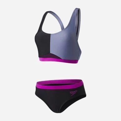 Плавки женские Speedo HydrActive 2 Piece Черно-розовый (8-110165110 black-pink LPP (40 (L))