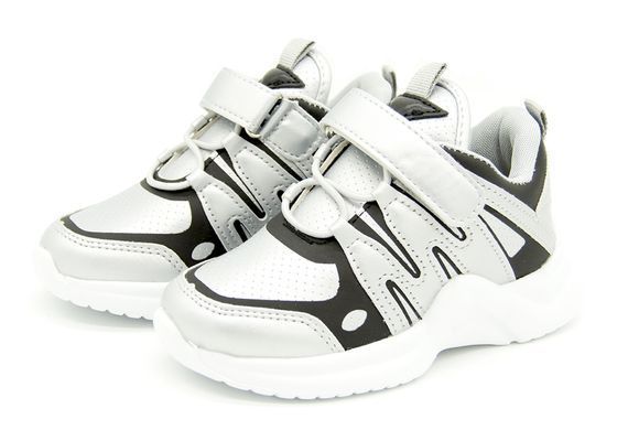 Кроссовки для мальчиков No brend Серо-Черный (E8083-3 silver-black (31 (18, 5см))