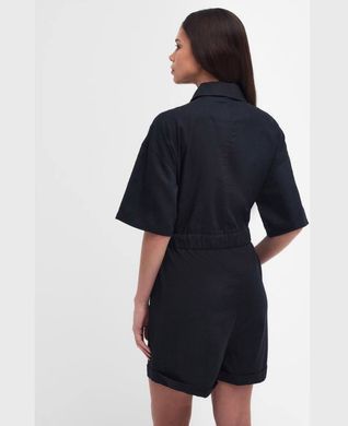 Жіночий комбінезон Barbour International Rosell із суміші бавовни та льону Чорний (LDR0760 black lav25 (XL (EUR 42))